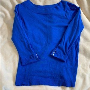 NY & Co Boatneck Sweater, 3/4 length sleeve